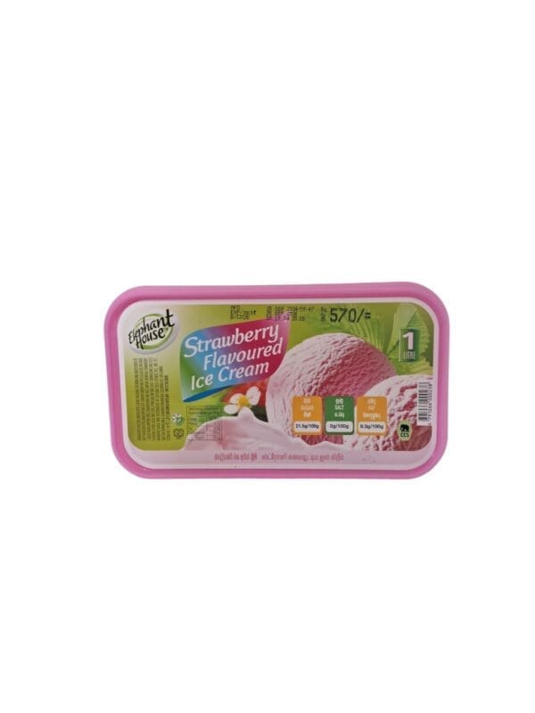 ELEPHANT ICE CREAM STRAW 1LTR