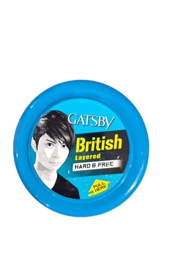 GATSBY HAIR GEL HARD & FREE BLUE 75G