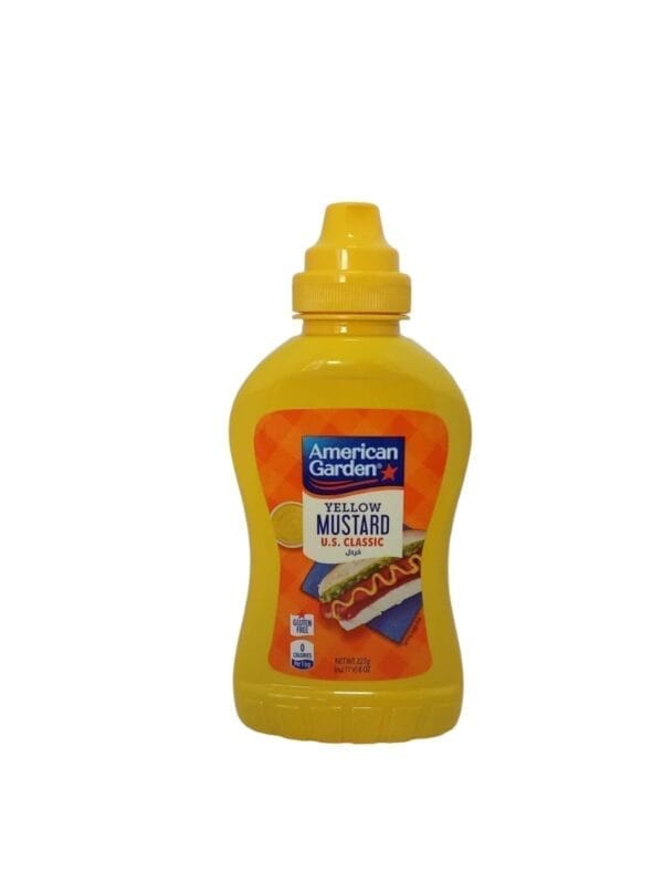 AMERICAN GARDEN MUSTARD SAUCE YELLOW 8OZ