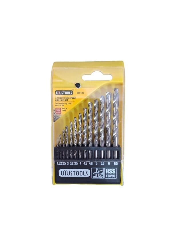 DRILL BIT HSS SET 13PCS