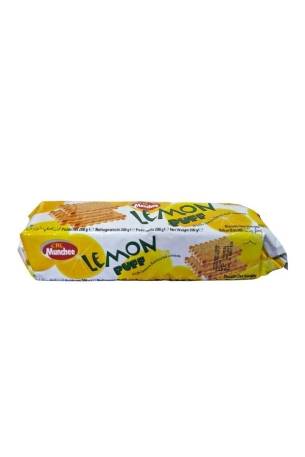 MUNCHEE LEMON PUFF BISUIT 200G.