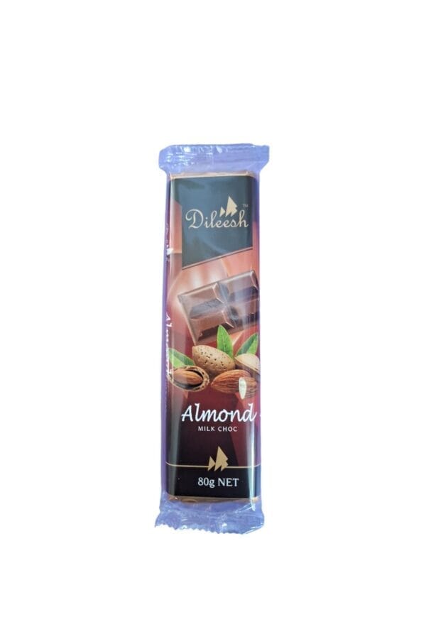 DILEEH BAR CHOC ALMOND 80G