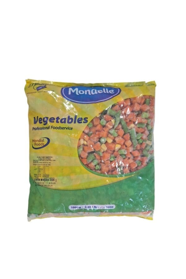 FROZEN 4 WAY VEGETABLES 1KG