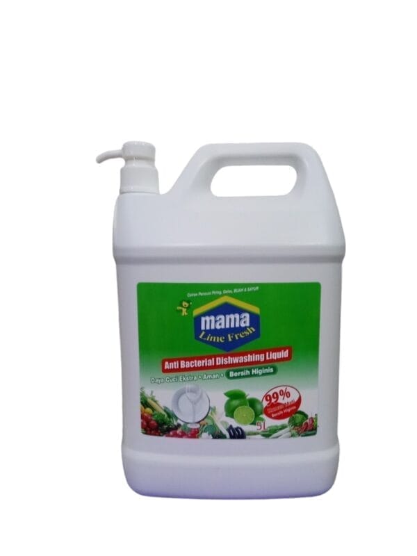 MAMAHOME DISH WASH LIQUID LIME 5L