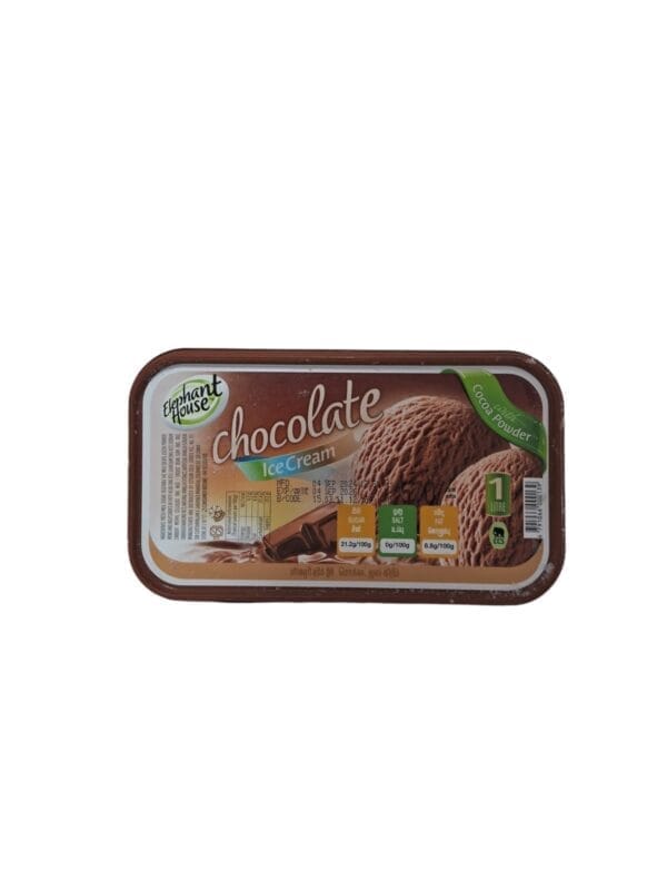 ELEPHANT ICE CREAM CHOCO 1LTR