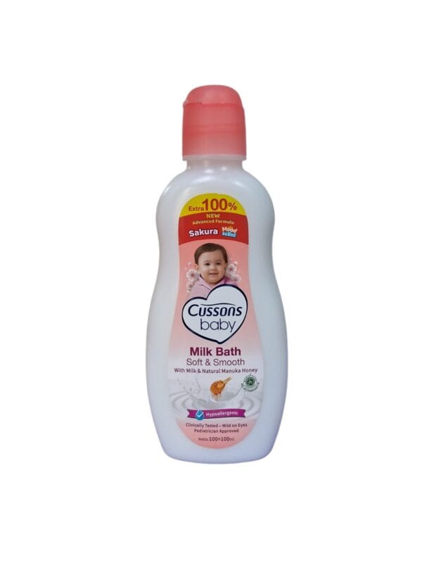 CUSSON BABY MILK BATH SOFT & SMOOTH PINK 200ML