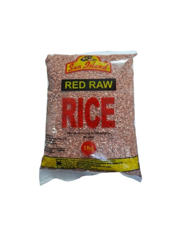 RED RAW RICE SUN ISLAND 1KG