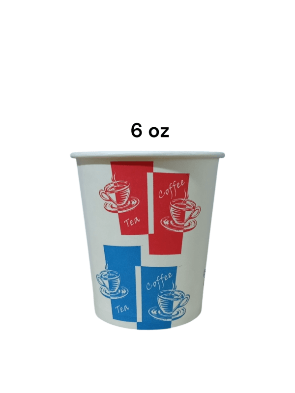 DISPOSABLE PAPER CUP 6OZ