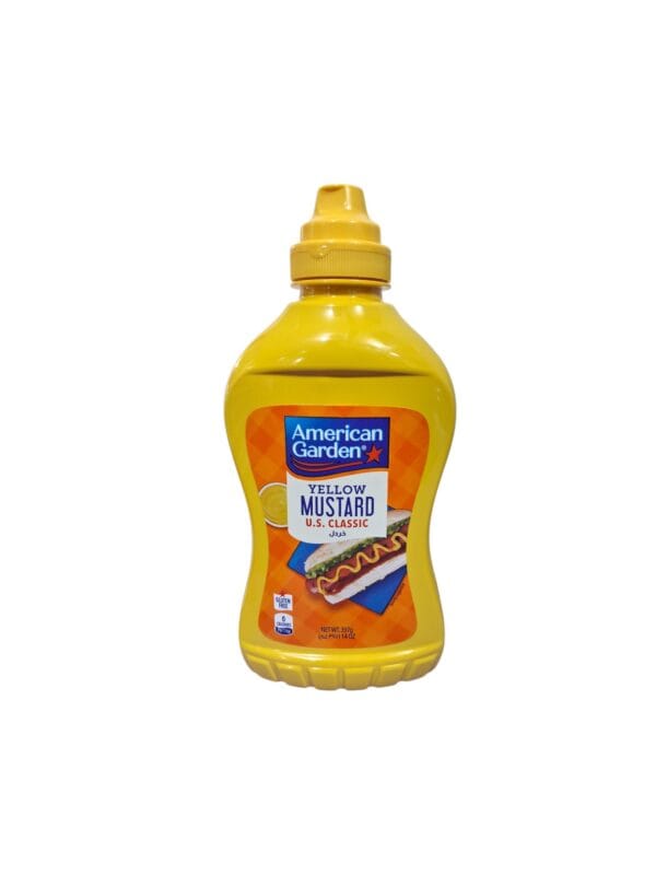 AMERICAN GARDEN MUSTARD SAUCE YELLOW 14OZ
