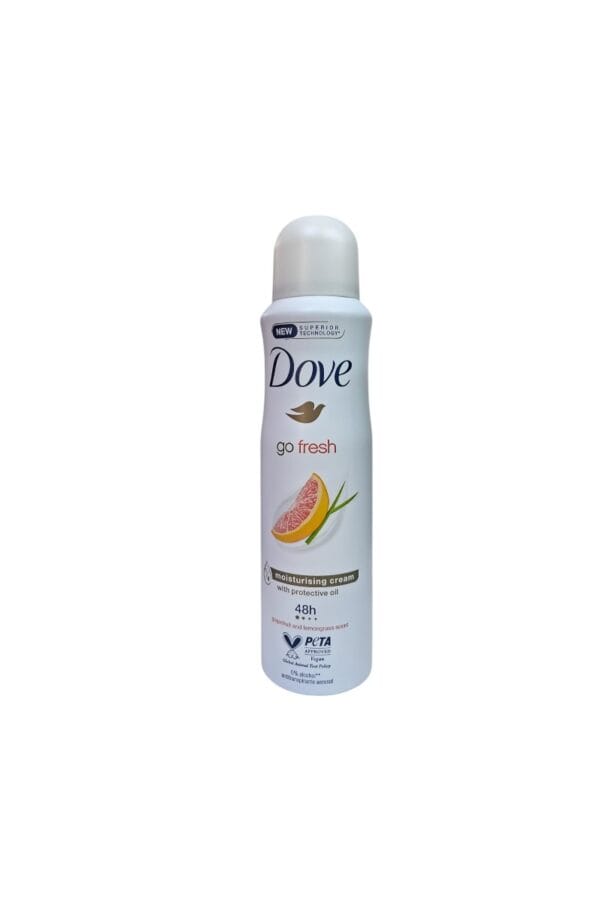 DOVE DEO BODY SPRAY GRAPEFRUIT & LEMON GRASS 150ML