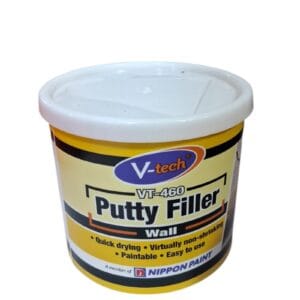 V-TECH WOOD PUTTY, WHITE, 500G