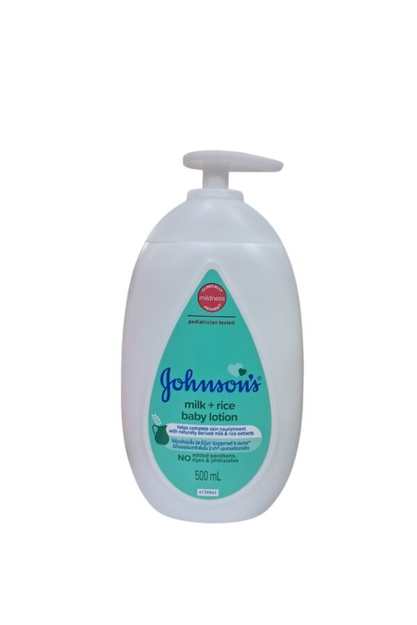 JOHNSON''S BABY LOTION MILK+RICE 500ML