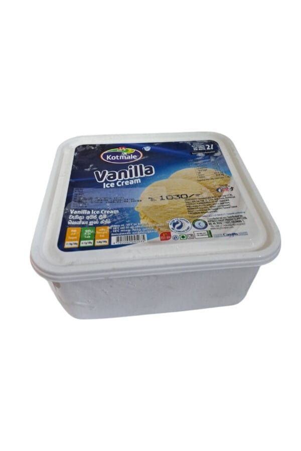 KOTMALE ICE CREAM CUP VANILLA 2L
